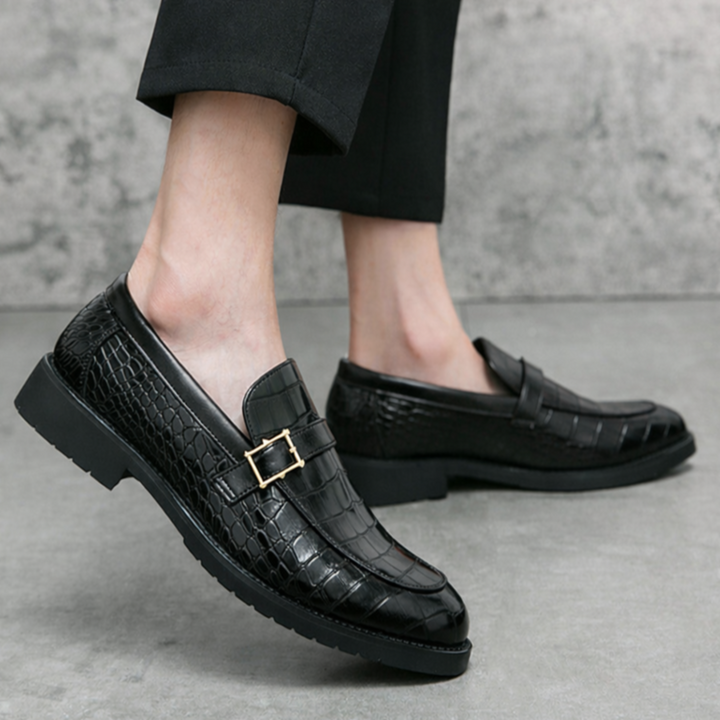 POINTED BUSINESS LOAFER SHOES