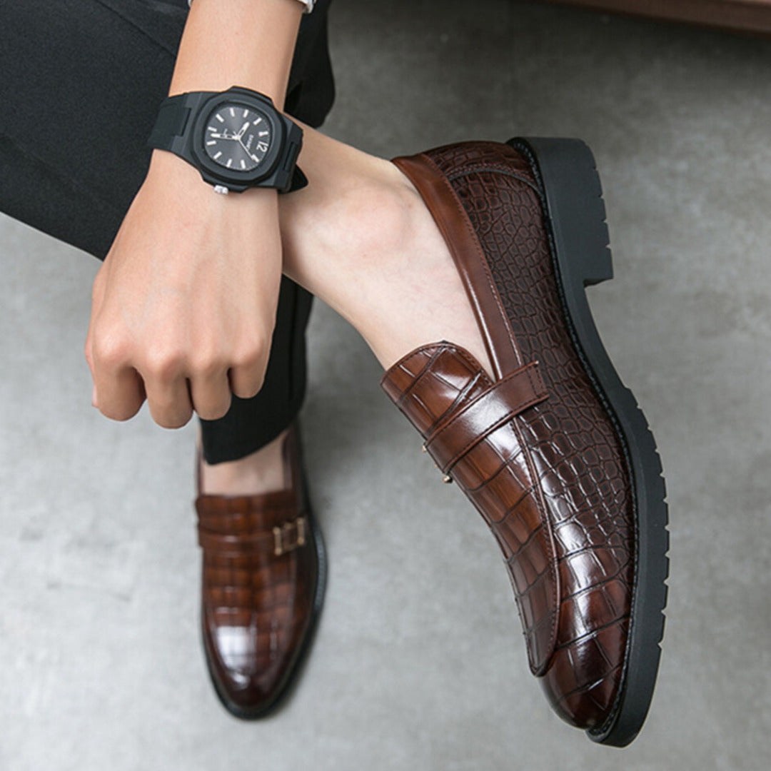 POINTED BUSINESS LOAFER SHOES