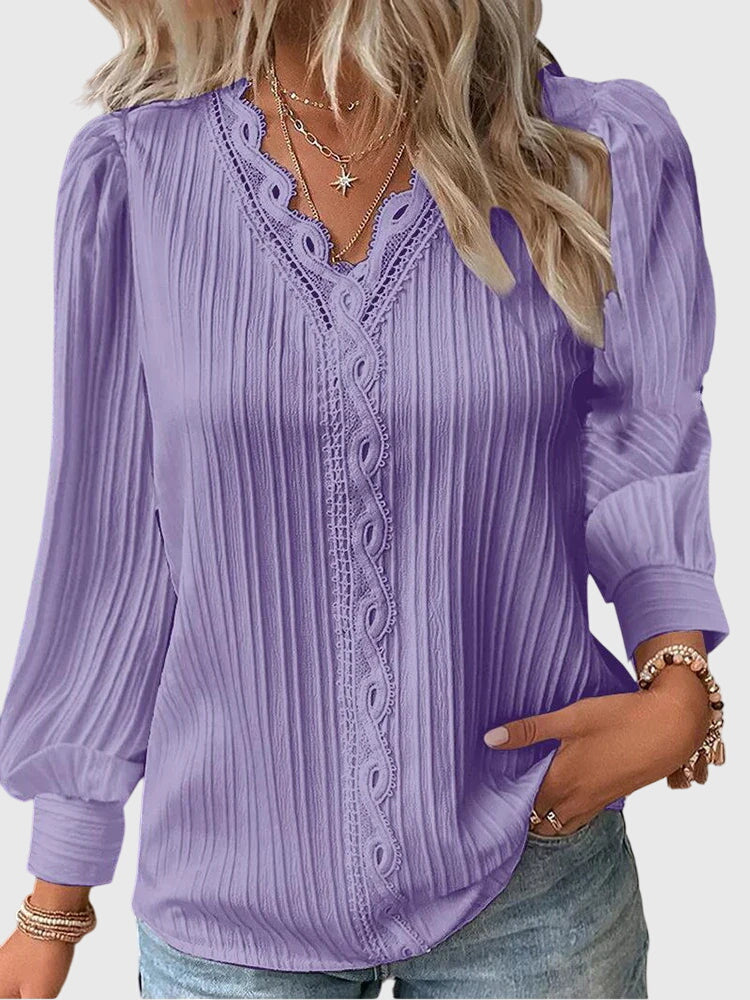 Andrea™ | Elegant Pull-On Blouse