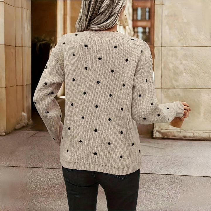 Paula™ | Polka Dot Knitted Pullover
