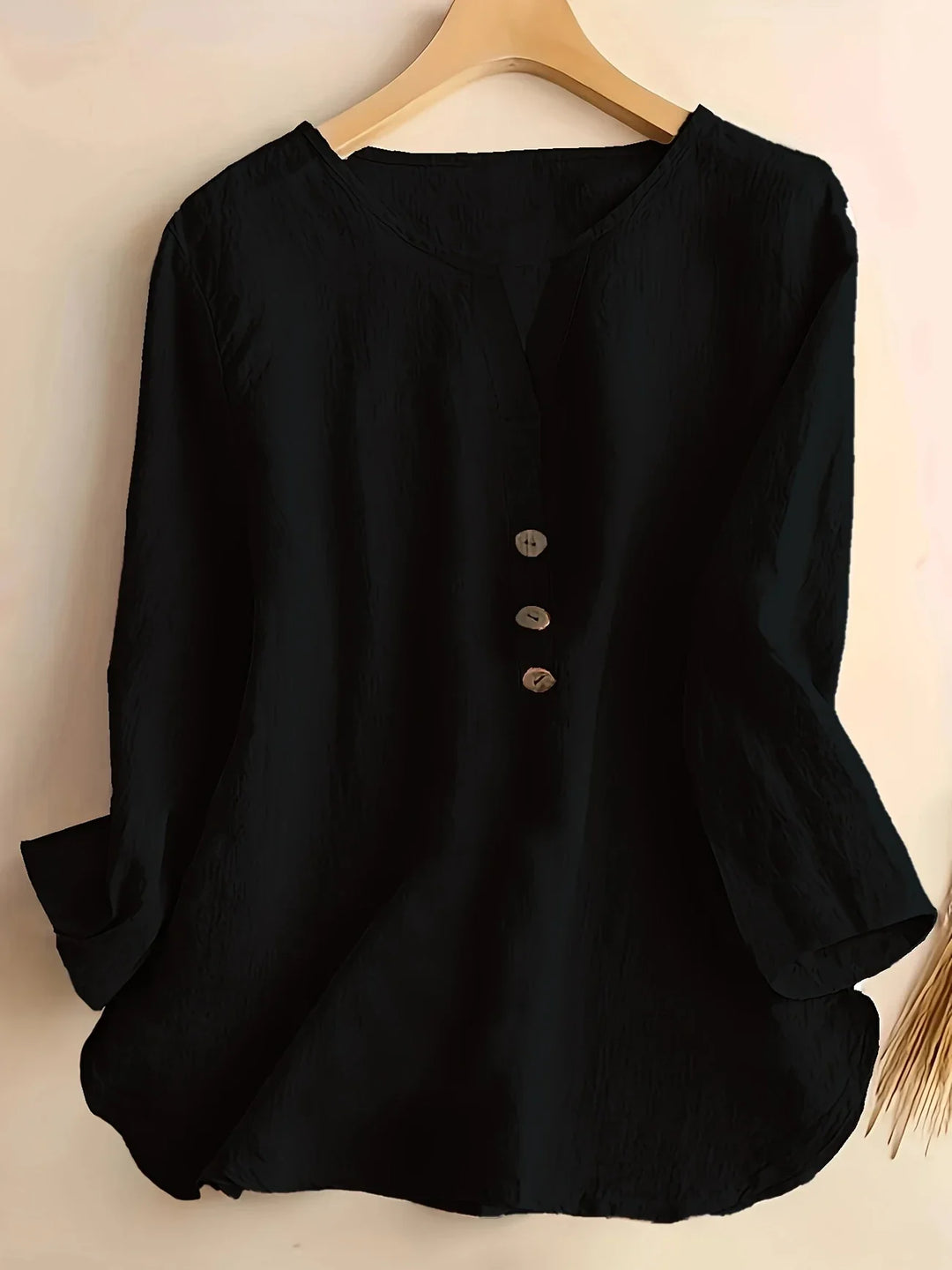 Solénya™ | Cotton-Linen Blouse