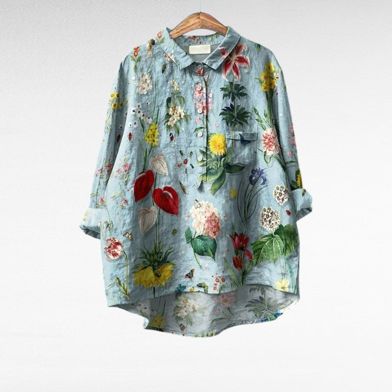 Joséphine™ | Spring Floral Blouse