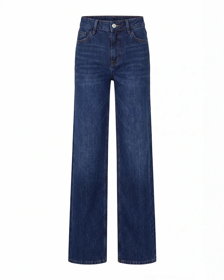 Linnea – Mid Rise BBL Wide Leg Jeans