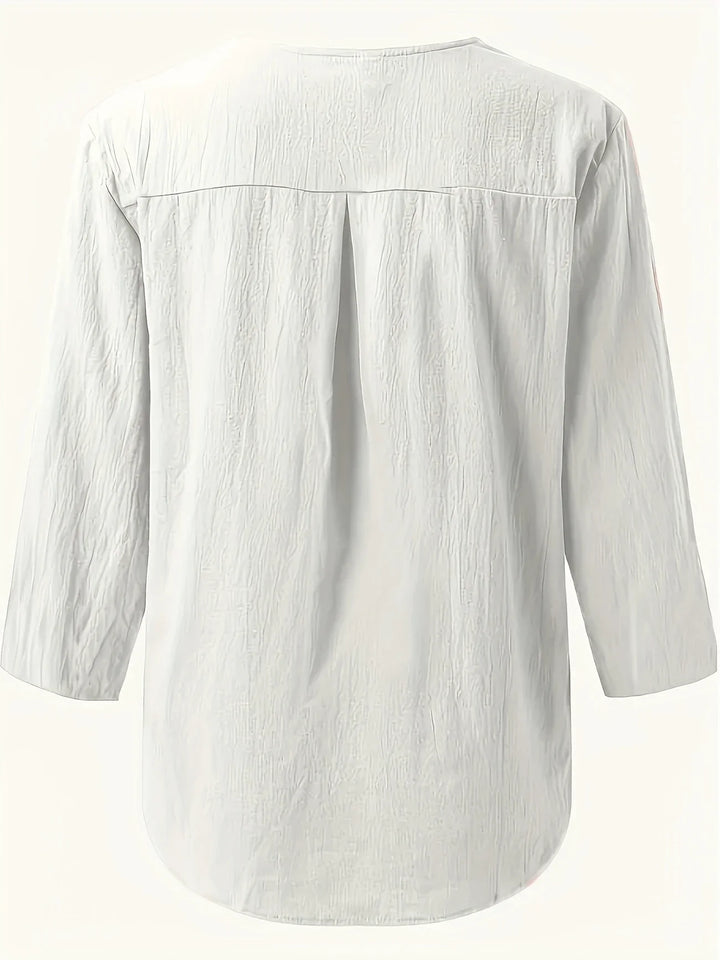 Solénya™ | Cotton-Linen Blouse