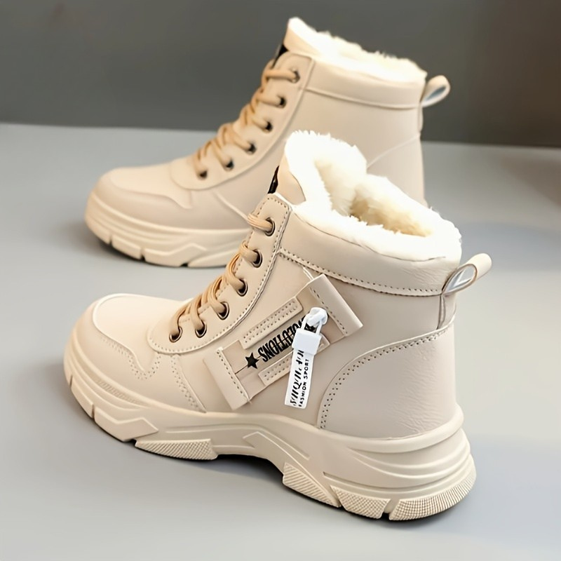 Stephanie | warm lace-up winter boots