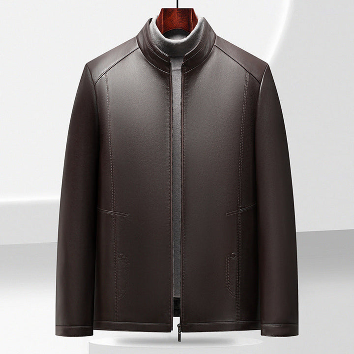 LEATHER STAND JACKET