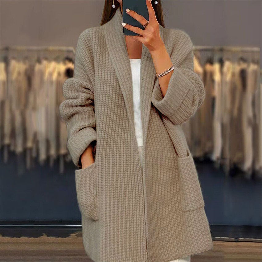 Azure™ - KNIT SWEATER WITH POCKETS