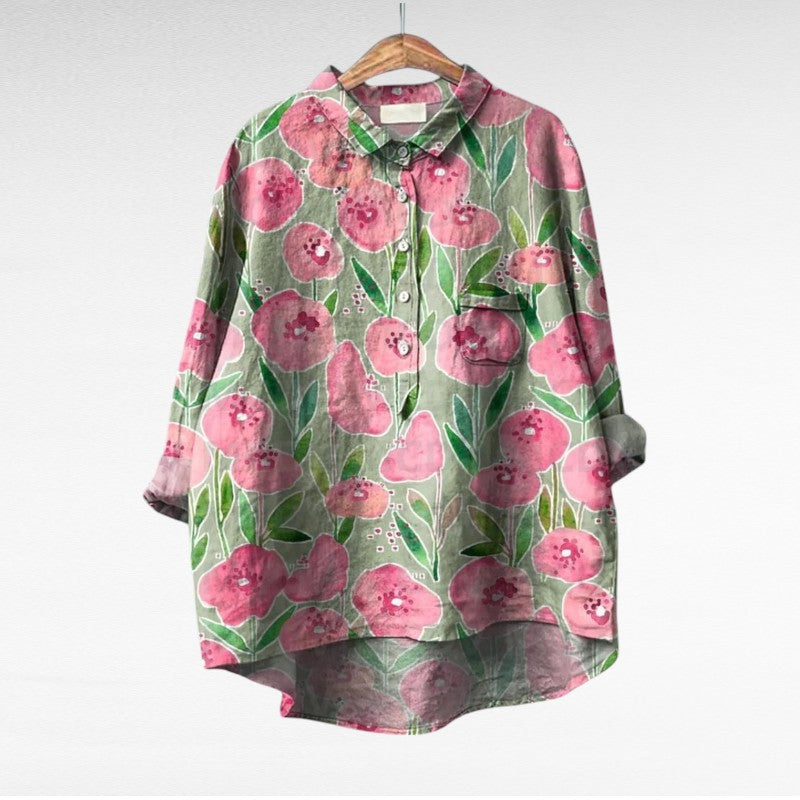 Esmée™ | Artistic Floral Blouse