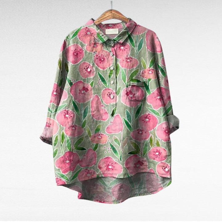 Esmée™ | Artistic Floral Blouse