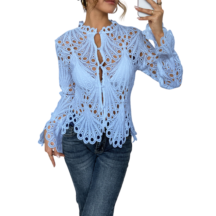 Sarah™ | Openwork Blouse