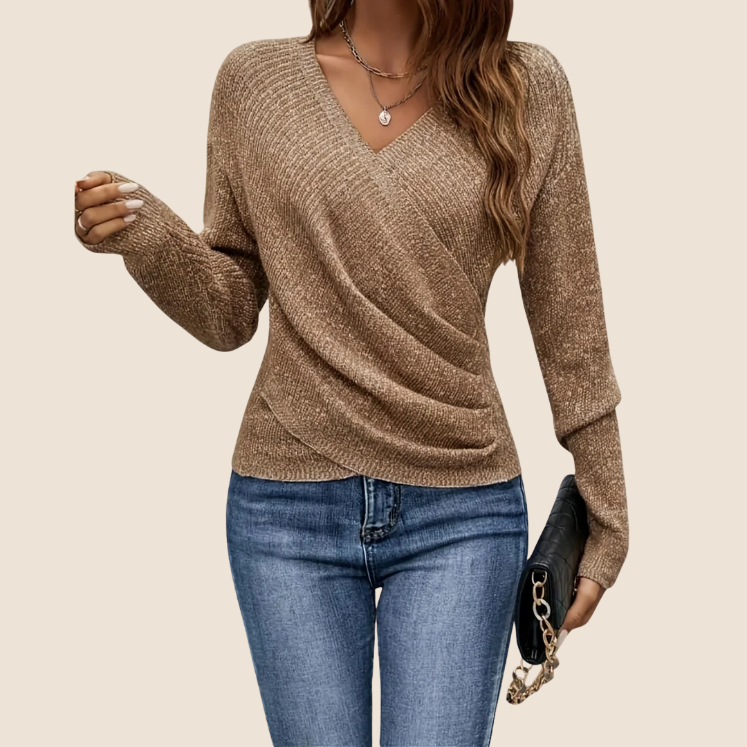 Jill™ | Flattering Wrap Top