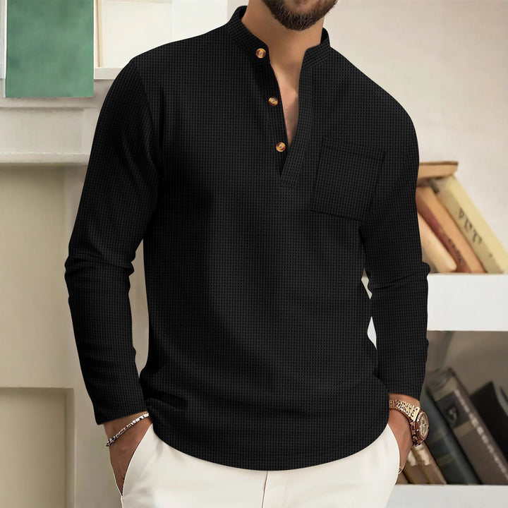 Ronan - Soft Touch Modern Collar Shirt | By Julian & Claire Toronto