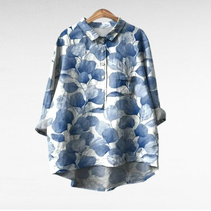 Solène™ | Elegant Floral Blouse