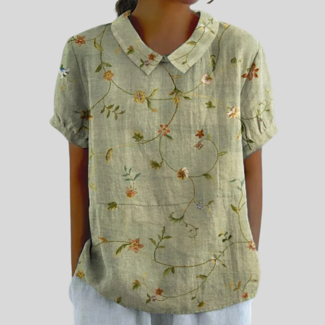 Isabelle™ | Country Floral Blouse