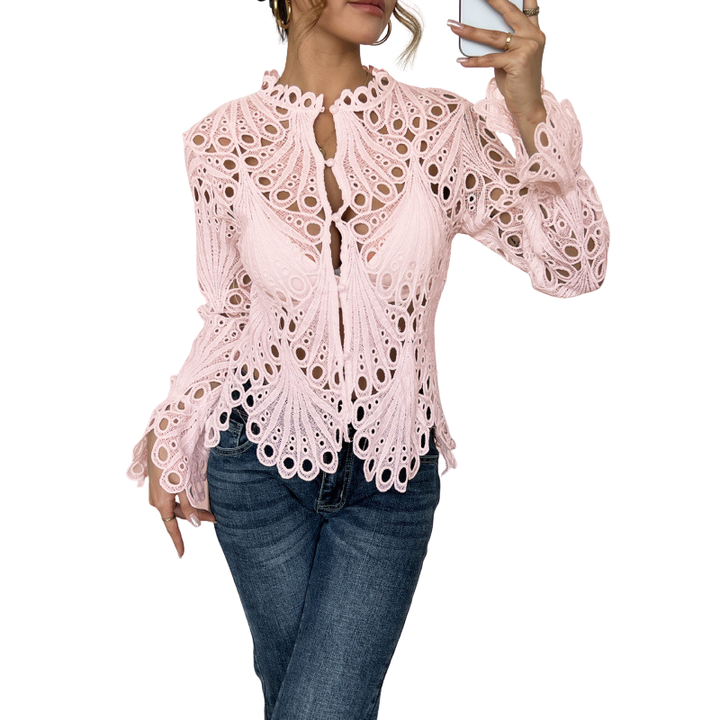 Sarah™ | Openwork Blouse