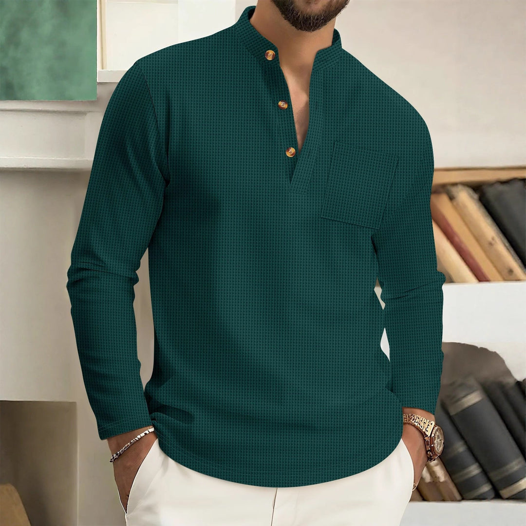 Ronan - Soft Touch Modern Collar Shirt | By Julian & Claire Toronto