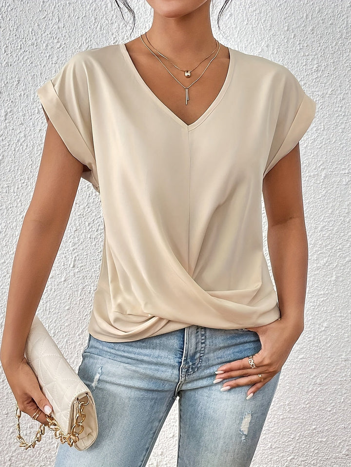 Van Delft Mode® | Comfortable T-shirt with Elegant Neckline