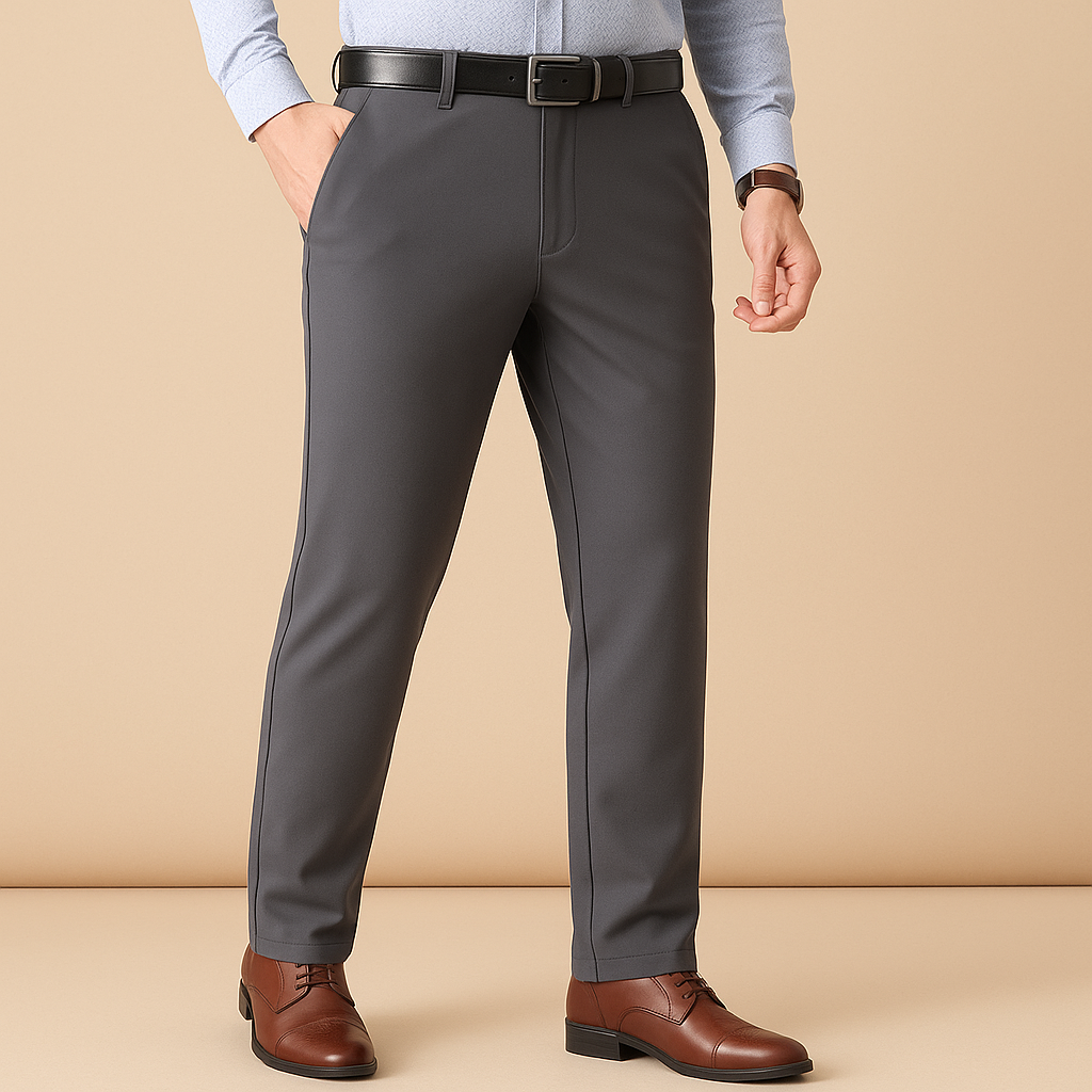Felix - Stretchy Fit Pleated Suit Pants | By Julian & Claire Toronto