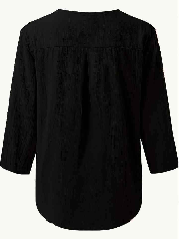 Solénya™ | Cotton-Linen Blouse