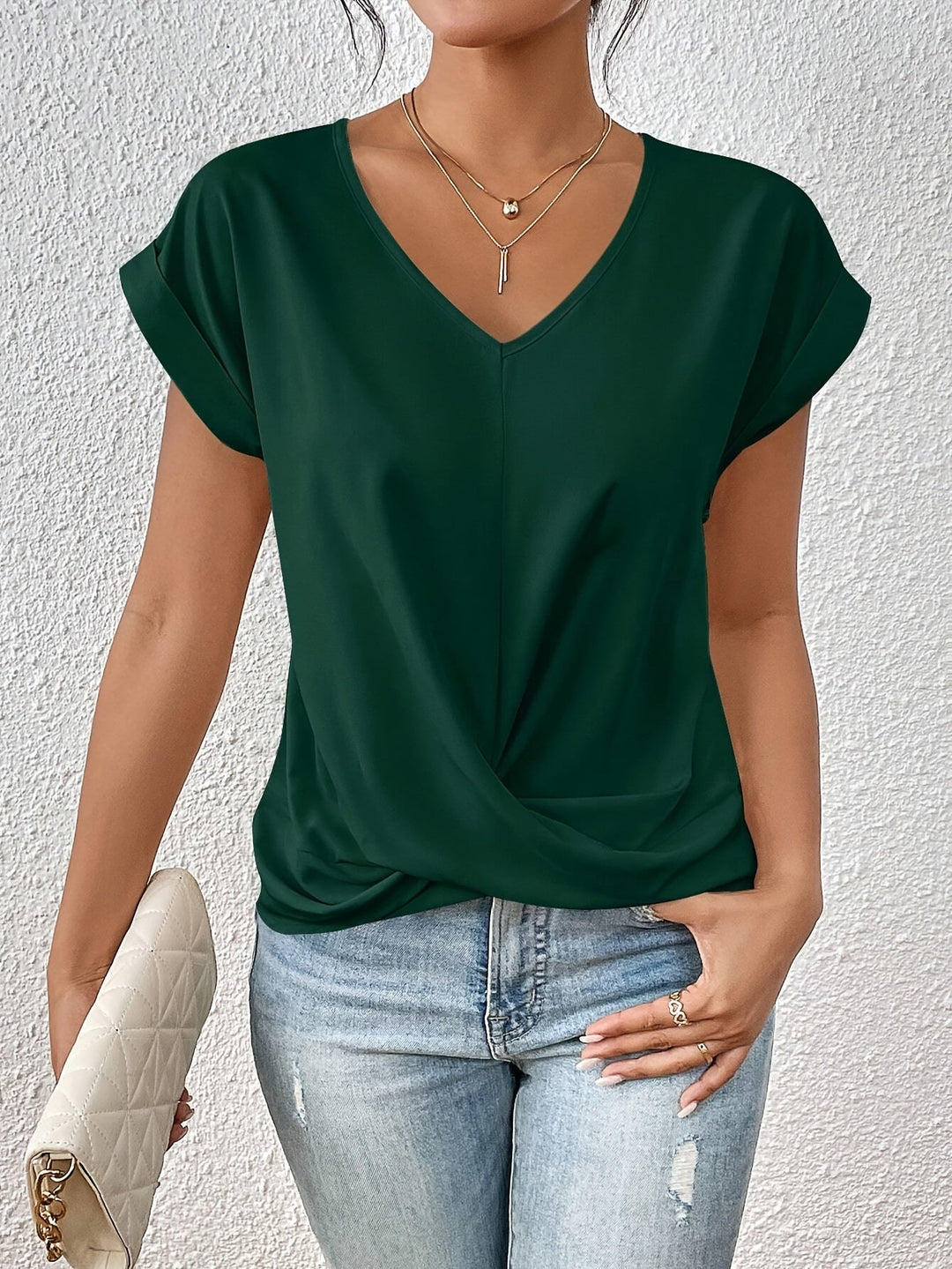 Van Delft Mode® | Comfortable T-shirt with Elegant Neckline