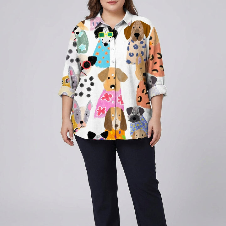 Amélie™ | Elegant Linen Summer Blouse