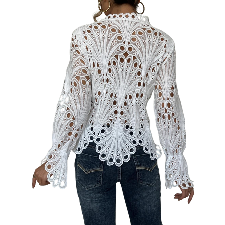 Sarah™ | Openwork Blouse