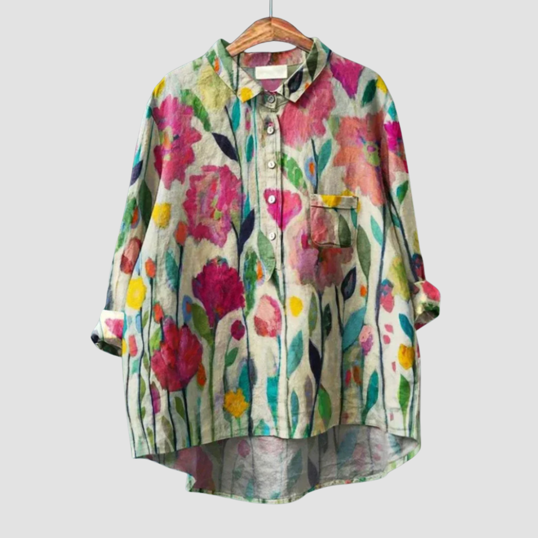 Victoire™ | Refined Floral Blouse