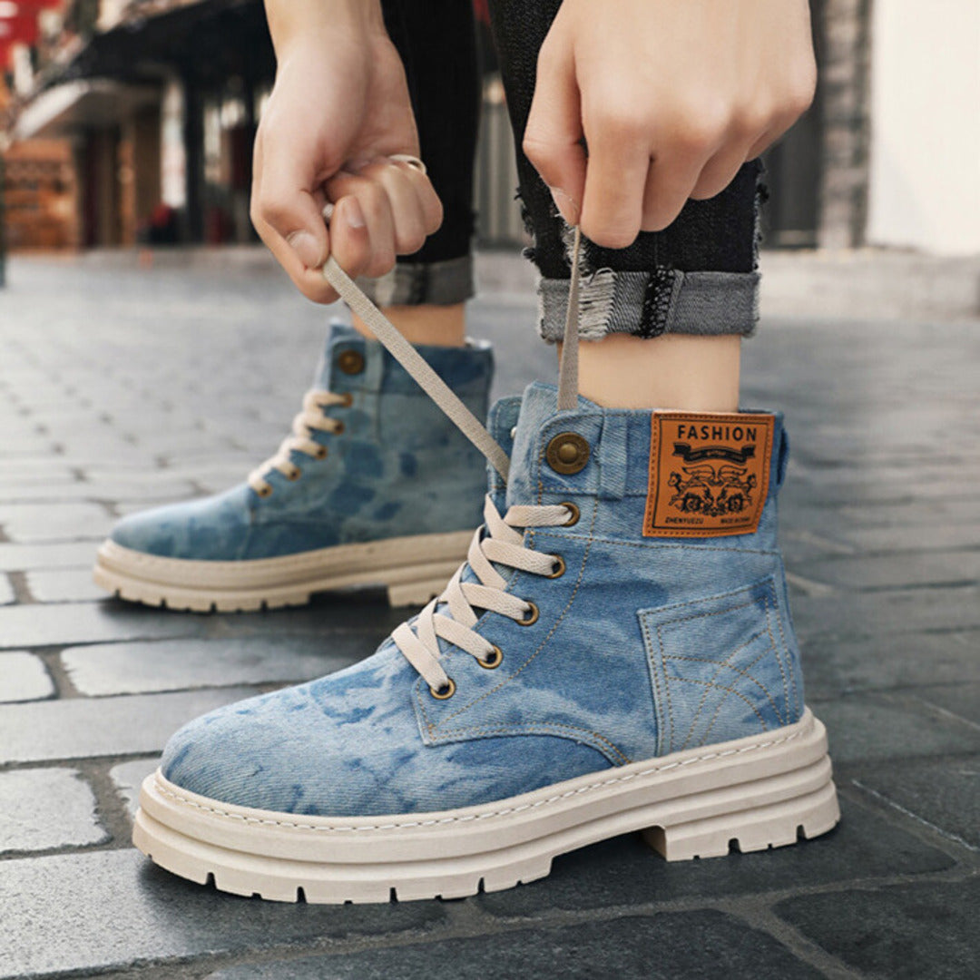 STREETWEAR DENIM BOOTS