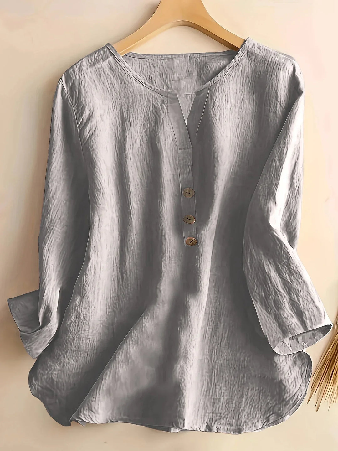 Solénya™ | Cotton-Linen Blouse