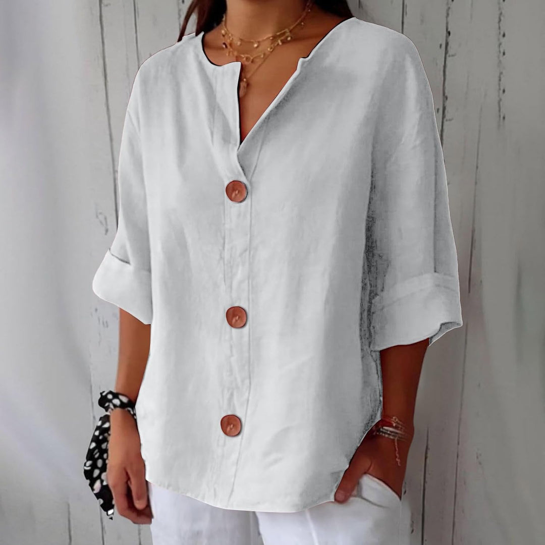 Lunaria™ | Cotton-Linen Shirt