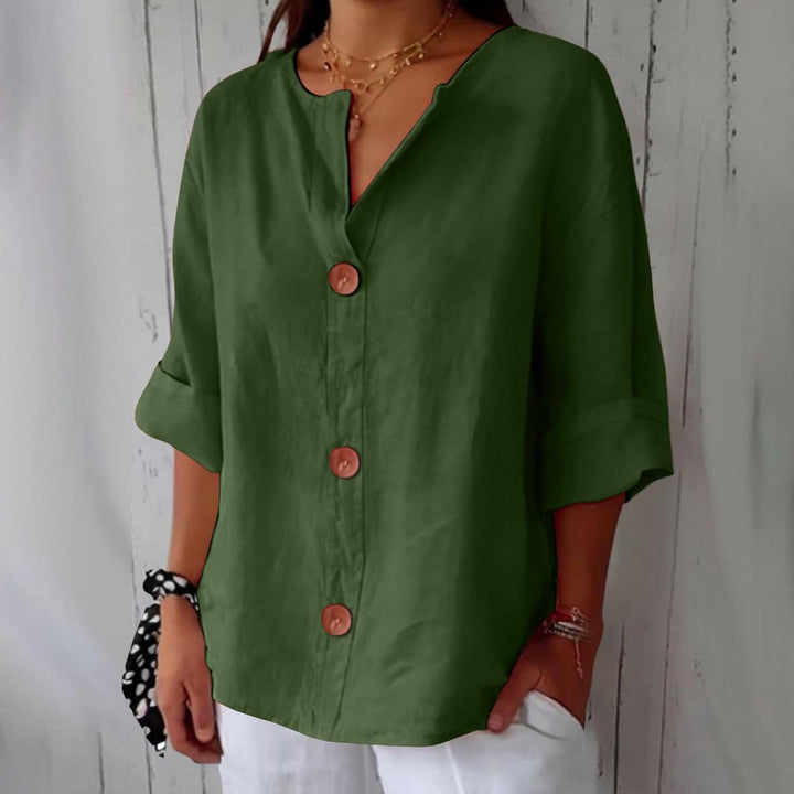 Lunaria™ | Cotton-Linen Shirt
