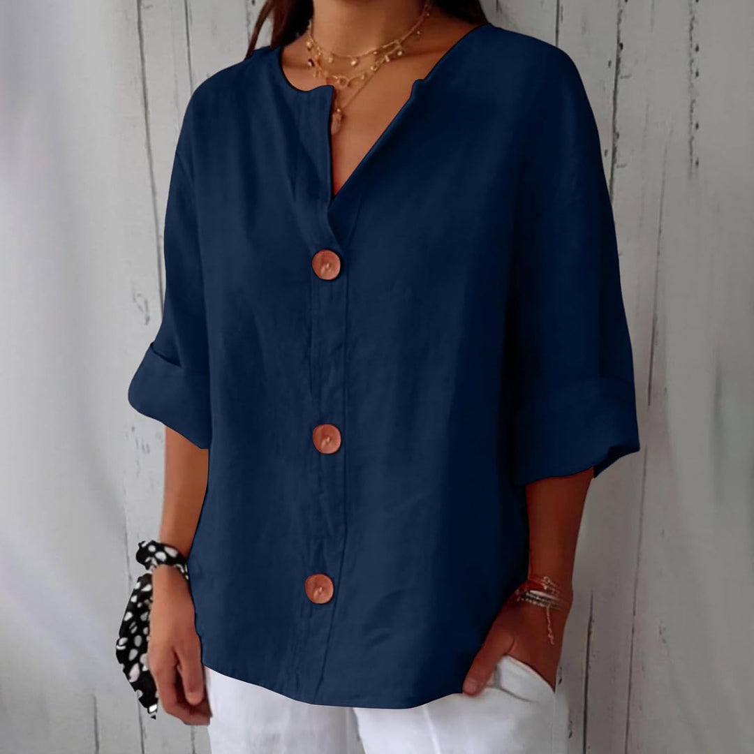Lunaria™ | Cotton-Linen Shirt