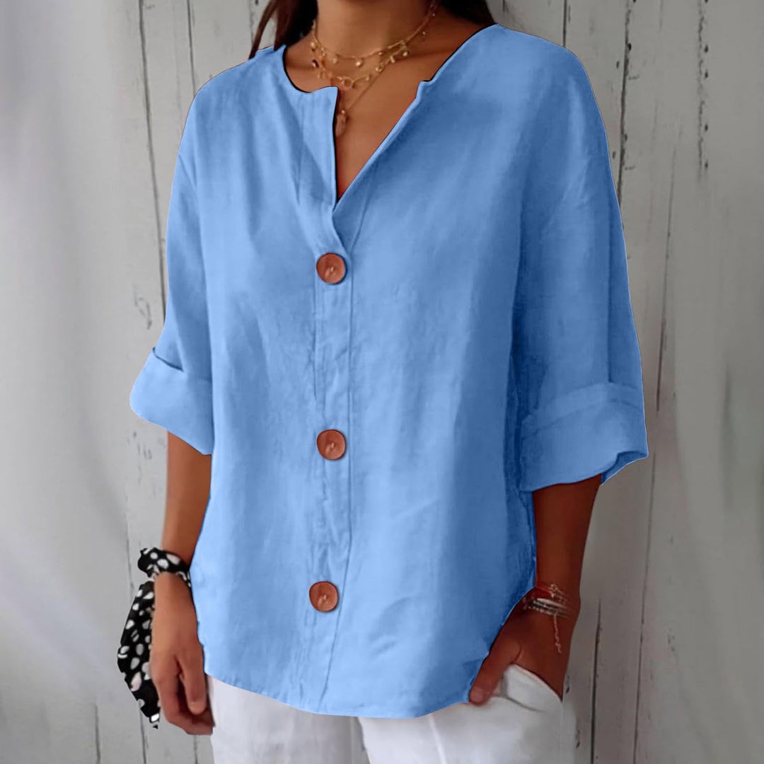 Lunaria™ | Cotton-Linen Shirt