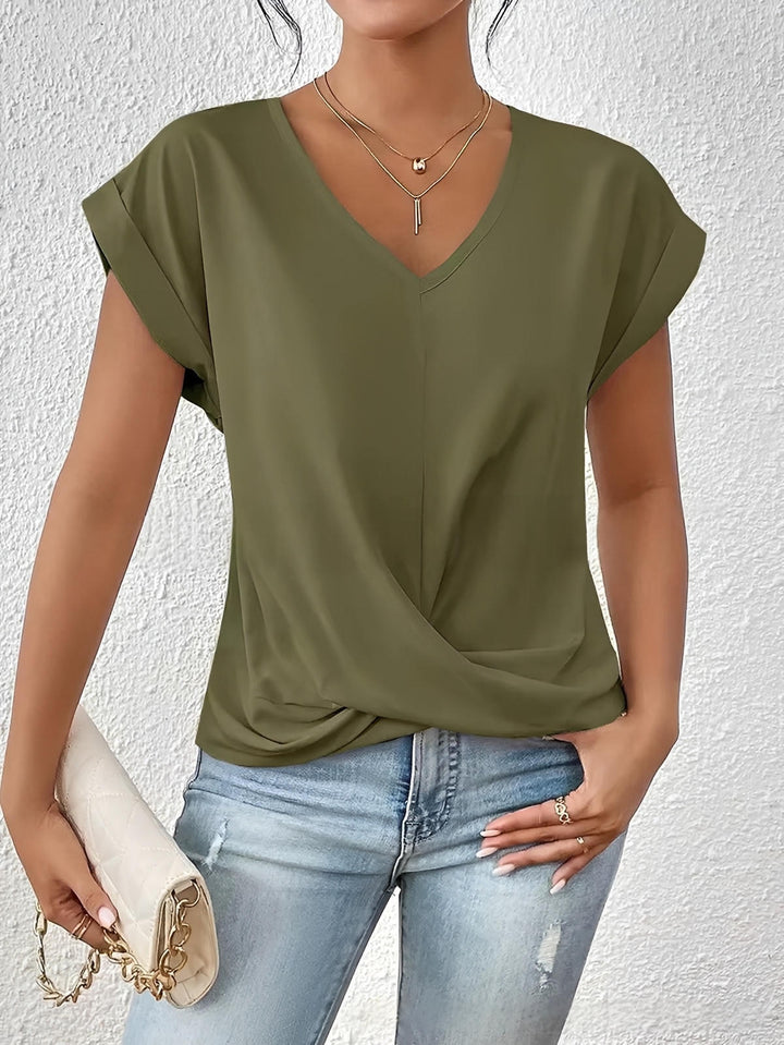 Gemma™ | Draped Fluid Top
