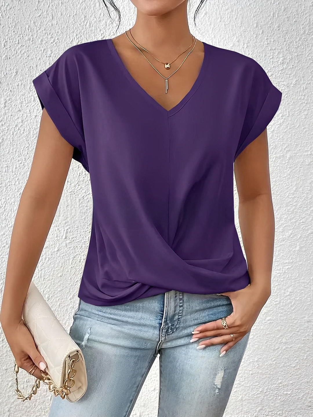 Gemma™ | Draped Fluid Top