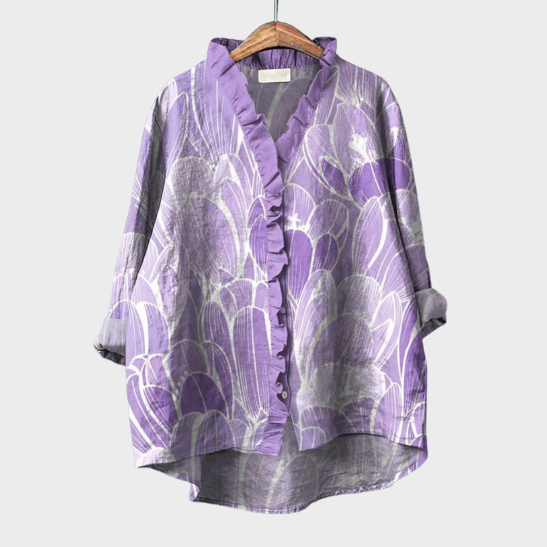 Laura™ | Elegant Floral Blouse