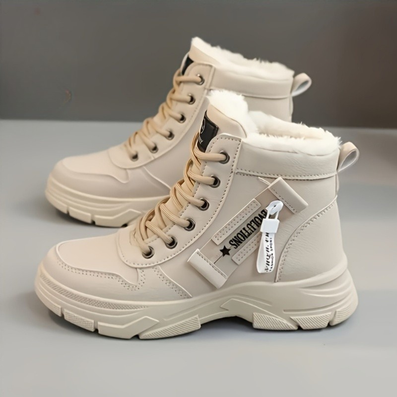 Stephanie | warm lace-up winter boots