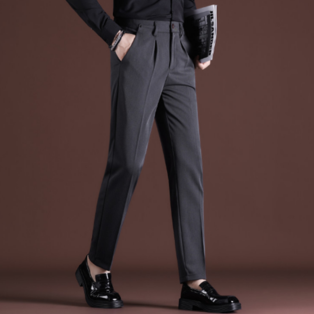 SLIM FIT TROUSERS