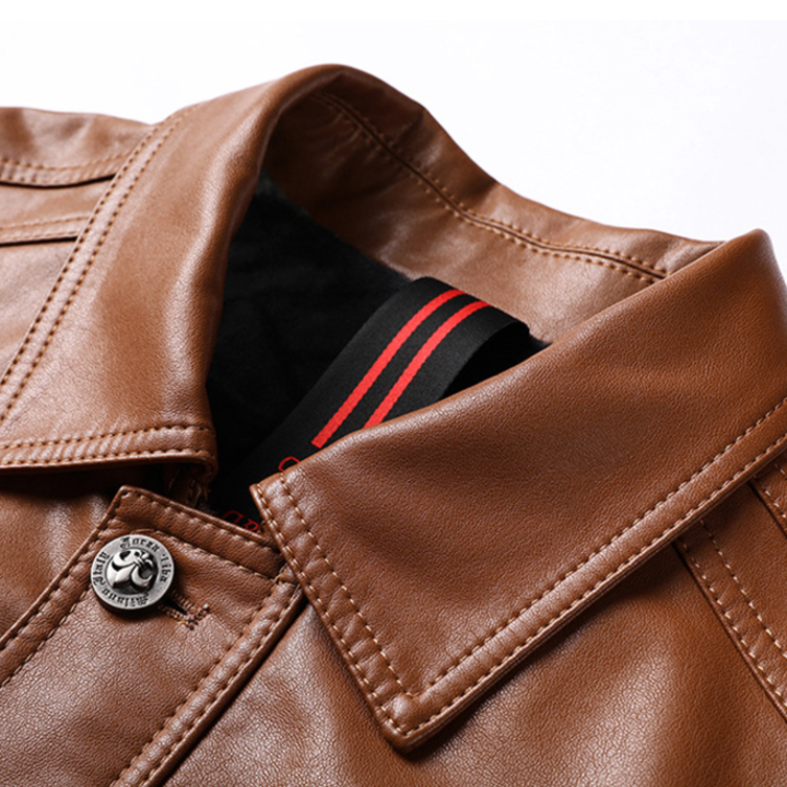 LEATHER FIELD JACKET