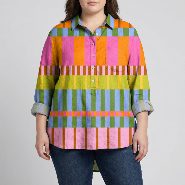 Ambre™ | Elegant Summer Linen Blouse