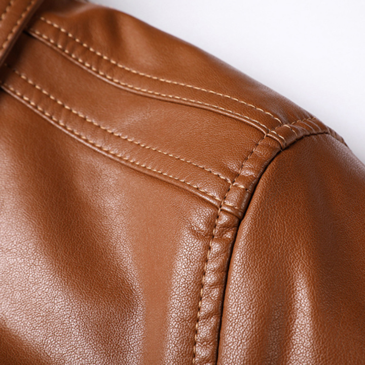 LEATHER FIELD JACKET