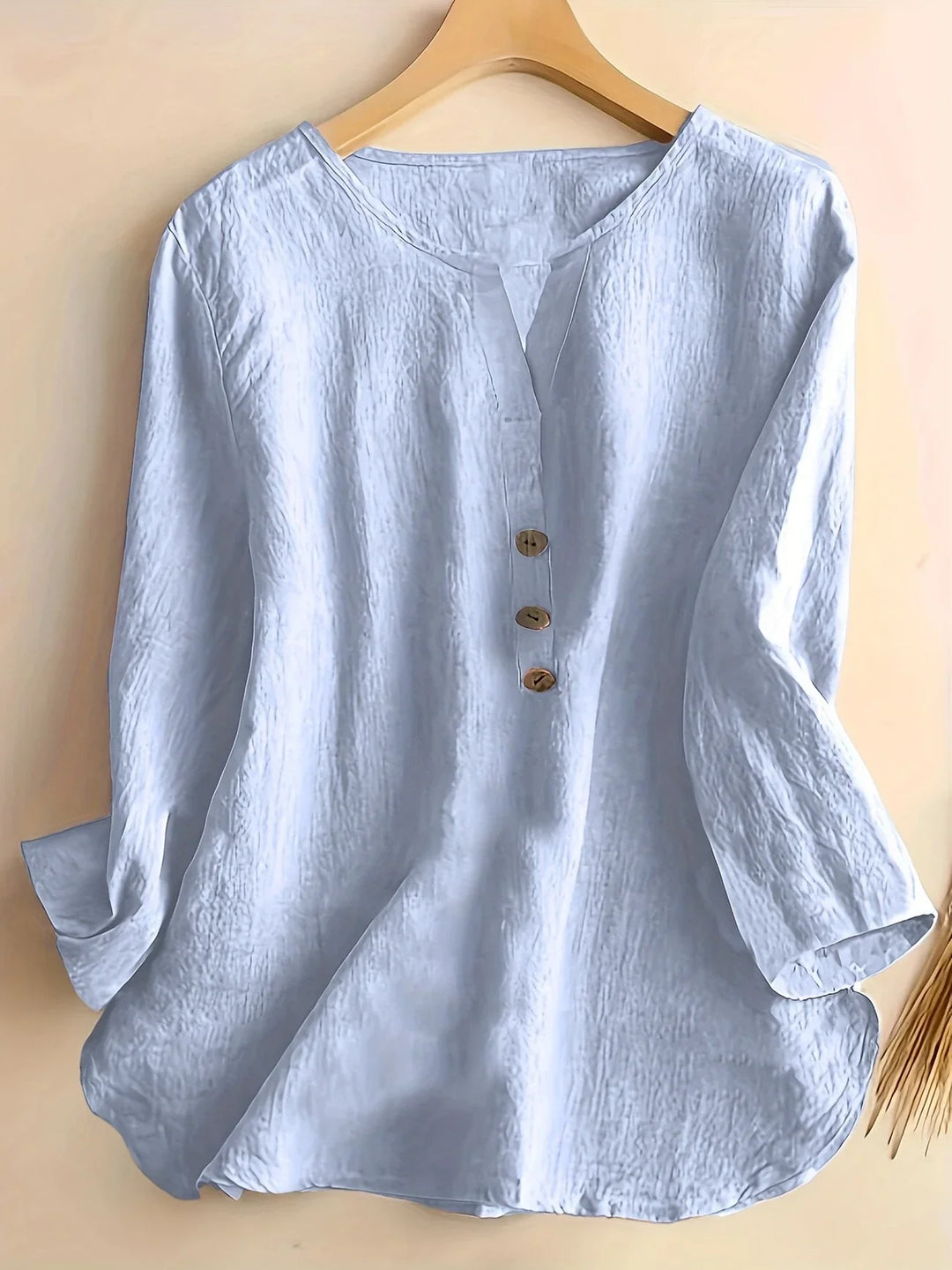 Solénya™ | Cotton-Linen Blouse