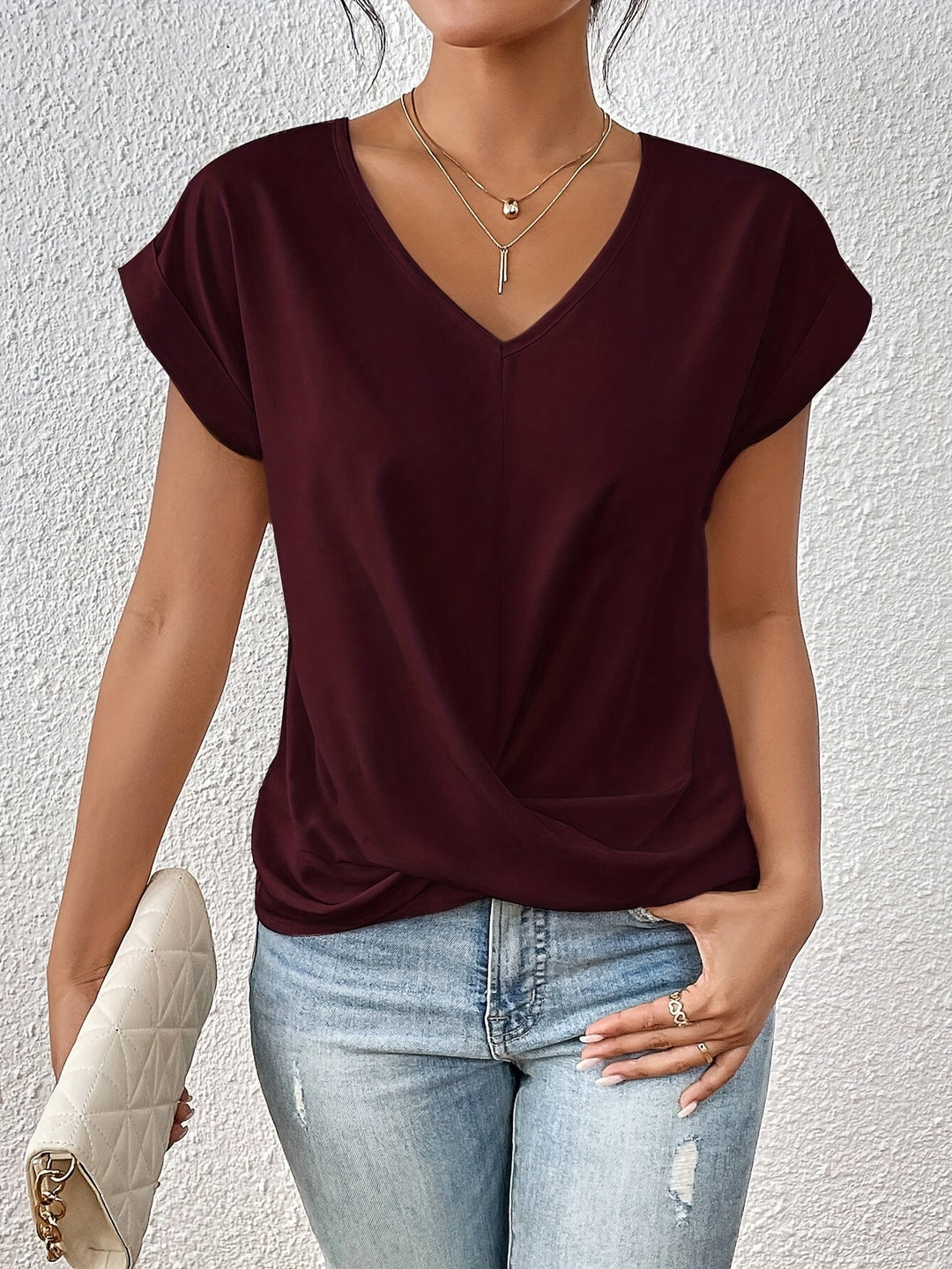Van Delft Mode® | Comfortable T-shirt with Elegant Neckline