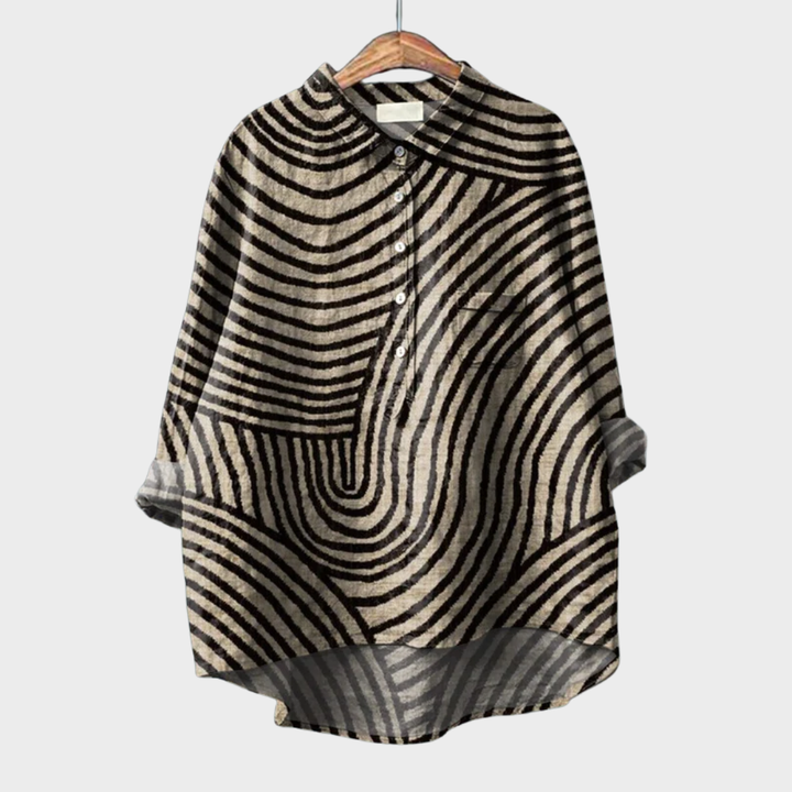 Jacinthe™ | Modern Graphic Blouse