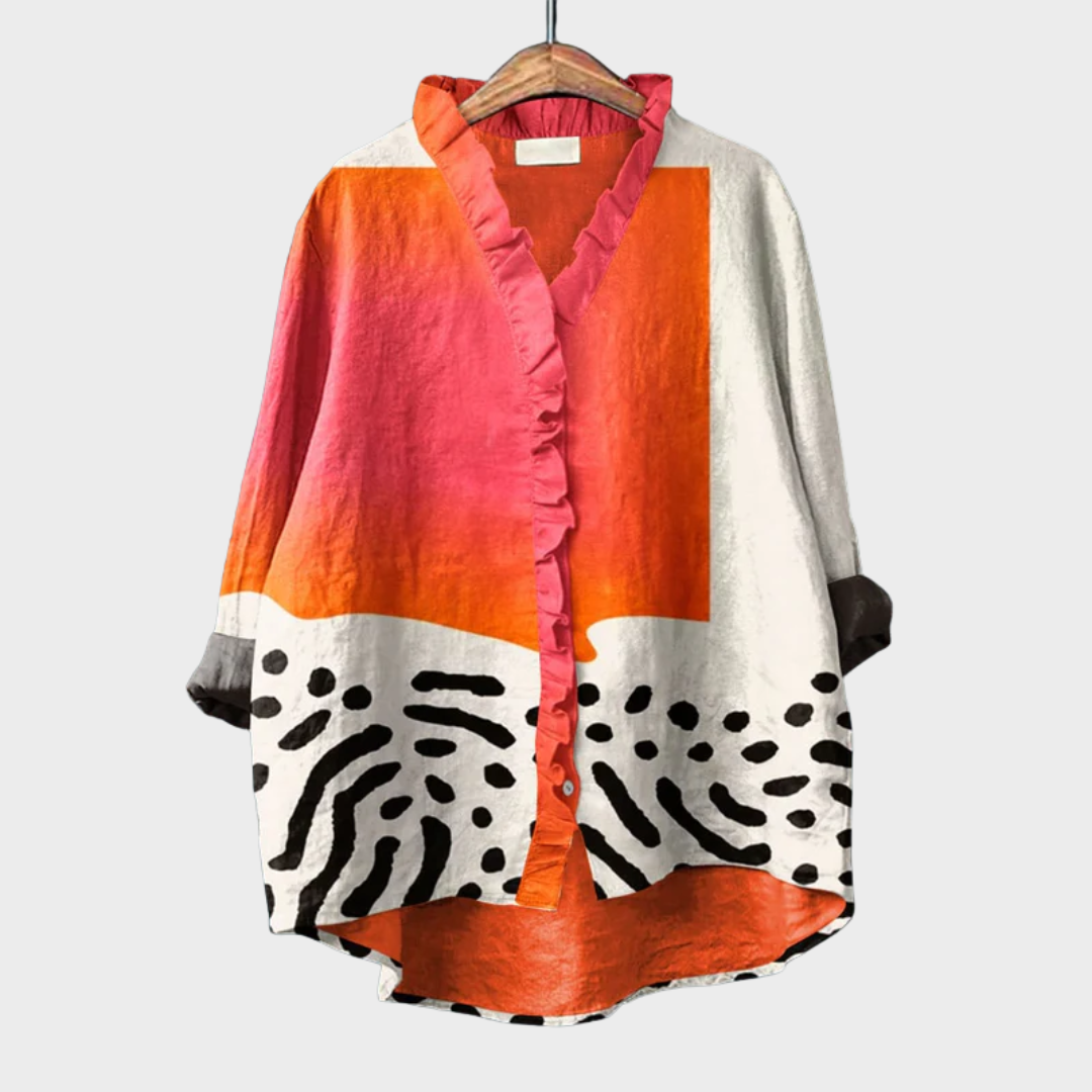 Garance™ | Modern Graphic Blouse