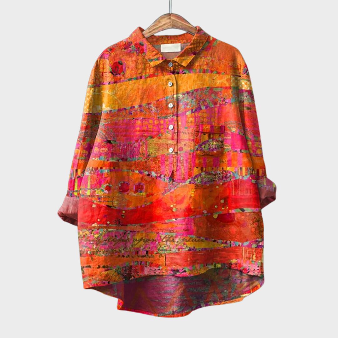 Philomène™ | Vibrant Artistic Blouse