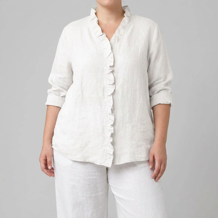 Eline™ | Elegant Summer Linen Blouse