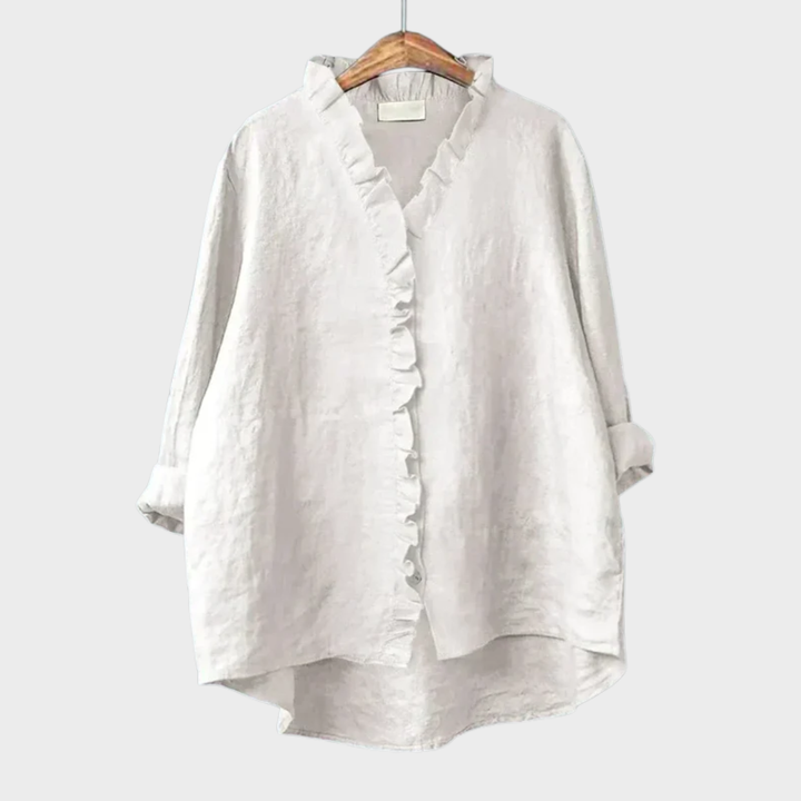 Célestine™ | Delicate Ruffled Blouse