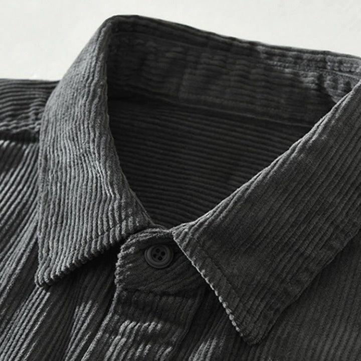 Mercer - Textured Patchwork Button-Up Shirt | By Julian & Claire Toronto