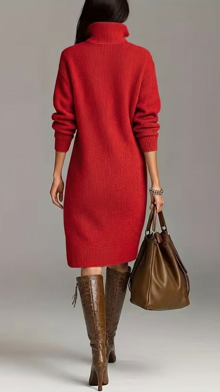 Maribel™ | Soft Knitted Button Dress